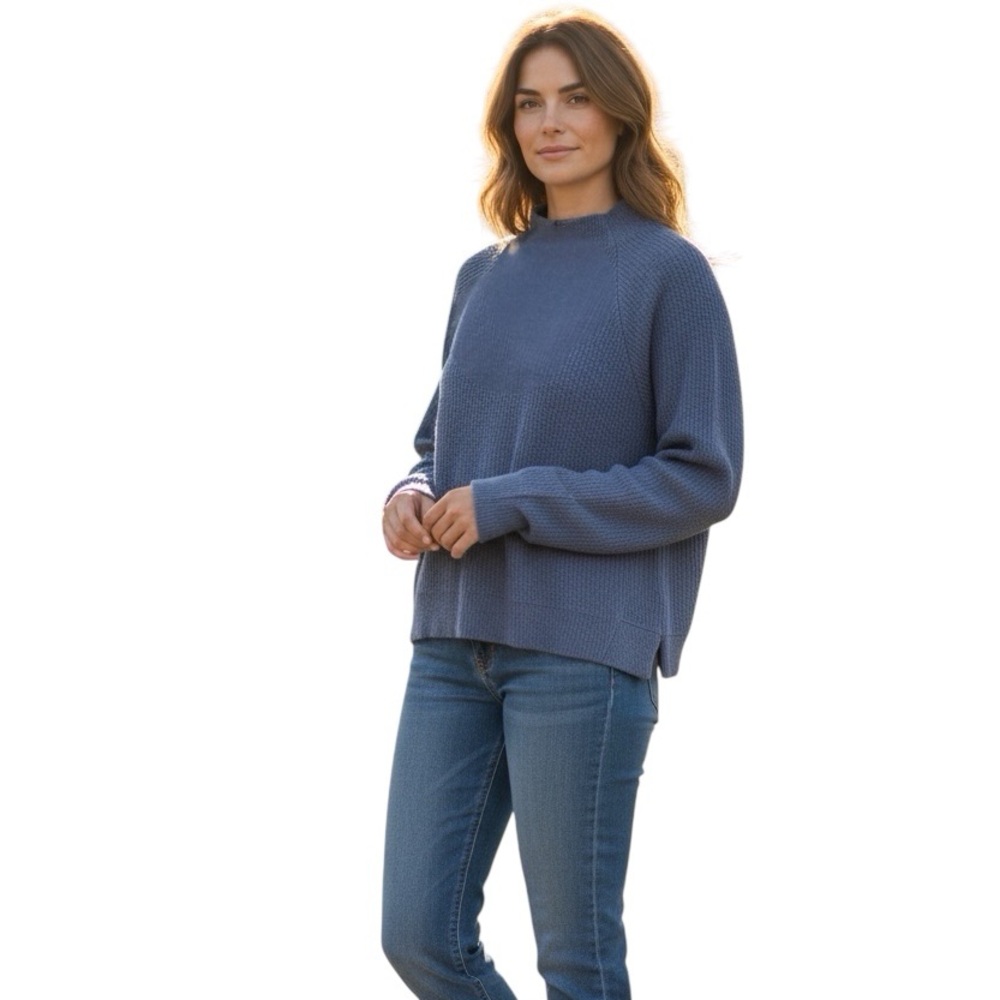 NWT CALIA by Carrie Underwood On The Range Pullover Ardosia Slate Blue Women XL